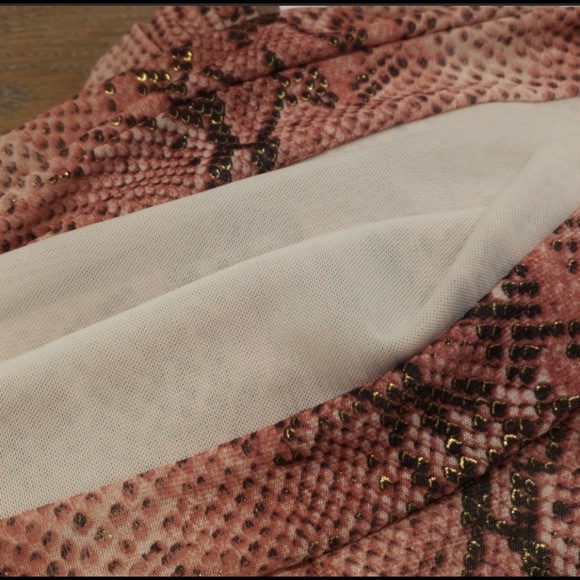 BOSTON PROPER SNAKESKIN DRESS -Like New - Picture 5 of 5